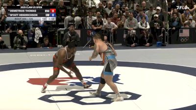 125 lbs 1st Place Match - Demetrius Thomas, NYAC vs Wyatt Hendrickson, Cowboy RTC / WCAP