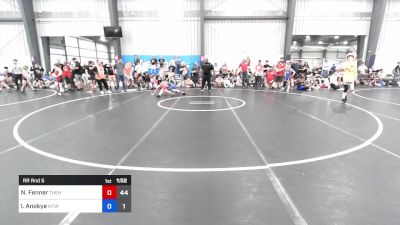 90 lbs Rr Rnd 5 - Nathan Fenner, The Hunt Wrestling Club vs Isaak Anokye, Maine Trappers
