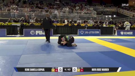 Maya Rose Warren vs Reine Daniella Gopaul 2025 Pan Jiu Jitsu IBJJF Championship