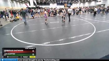 138 lbs Cons. Round 2 - Kimberlee Eastwood, KS vs Lexi Burton, KS