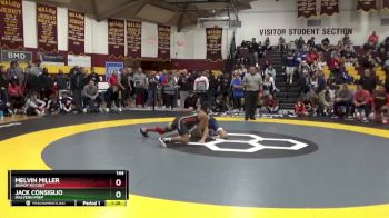 144 lbs Quarterfinal - Melvin Miller, Bishop McCort vs Jack Consiglio, Malvern Prep
