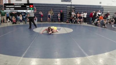 90 lbs Semifinal - Lexander Ramirez, 208 Badgers Wrestling Club vs Abel Reed, Southern Idaho Training Center