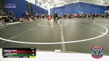 61 lbs Cons. Round 2 - Easton Swaim, Tonganoxie vs Landon Lopez, Olathe Raptor