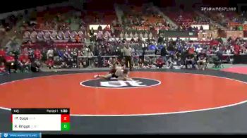 145 lbs Semifinal - Parker Guge, Ottawa vs Rhett Briggs, El Dorado