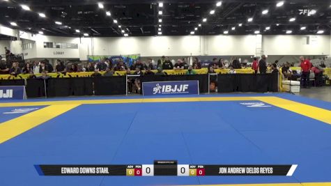Jon Andrew Delos Reyes vs Edward Downs Stahl 2025 World IBJJF Jiu-Jitsu No-Gi Championship