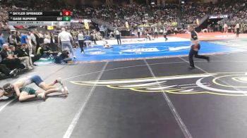 Cons. Round 3 - Skyler Springer, Lincoln Lutheran vs Gage Rupiper, Gretna