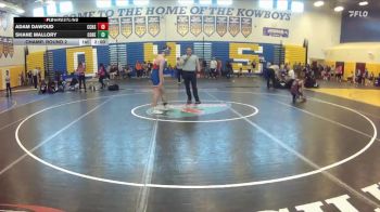 126 lbs Champ. Round 2 - ADAM DAWOUD, Cypress Creek H S vs Shane Mallory, Cocoa Beach