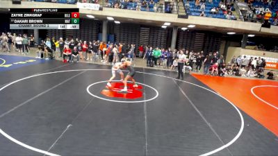 144 lbs Champ. Round 2 - Dakari Brown, Matoon vs Zayne Zinkgraf, Unattached