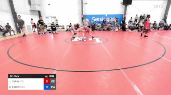 73 kg 5th Place - Jake Dailey, Steller Trained EMBO vs Owen Foster, Michigan Grapplers
