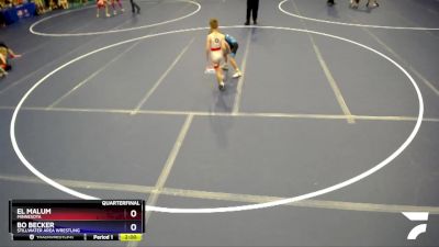 63 lbs Quarterfinal - El Malum, Minnesota vs Bo Becker, Stillwater Area Wrestling