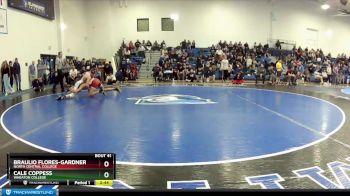 149 lbs Champ. Round 1 - Cale Coppess, Wheaton College vs Braulio Flores-Gardner, North Central College