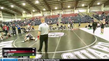 102 lbs Finals (2 Team) - Daniel Green, INWTC vs Jet Abbott, Utah Gold