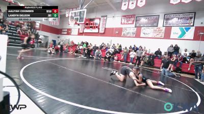 105 lbs Rr Rnd 3 - Aaliyah Coombes, Wyandotte Youth Wrestling vs Landyn DeLeon, Jay Wrestling Club