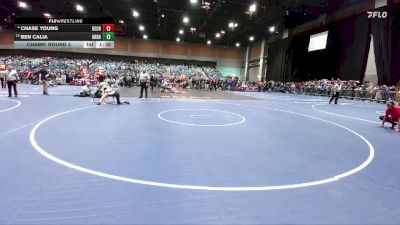 157 lbs Champ. Round 3 - Ben Calia, Granite Bay vs Chase Young, Del Oro