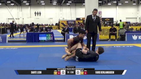 Faris Benlamkadem vs Dante Leon 2025 World IBJJF Jiu-Jitsu No-Gi Championship