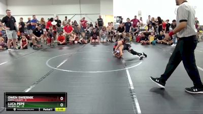 64 lbs Round 5 (6 Team) - Luca Pepe, Validus WC vs Owen Swiernik, North County