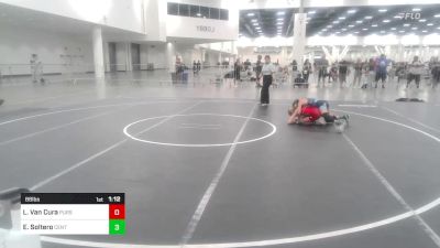 88 lbs Quarterfinal - Layla Van Cura, Pursuit vs Elaina Soltero, Central Coast Most Wanted