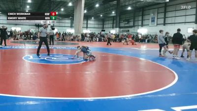 70 lbs Round 3 (4 Team) - Emory White, NOVA WRESTLING CLUB vs Cinch Workman, NORTH CAROLINA WRESTLING FACTORY