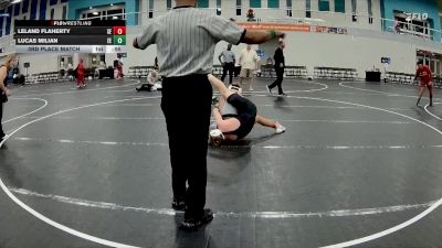 132 lbs 3rd Place Match - Leland Flaherty, Swfl Elite vs Lucas Milian, Eagle Empire
