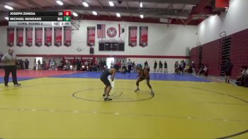 125 lbs Cons. Round 2 - Michael Manzano, Moorpark CCC vs Joseph Zuniga, Cerritos College