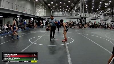 100 lbs Round 6 (8 Team) - Hunter Johnson, Team Boogie Men vs Lucas Medina, PTRTC