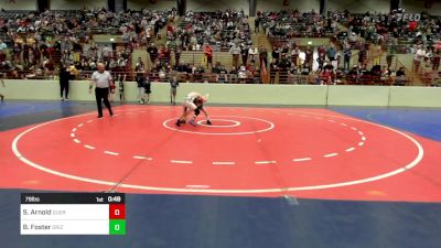 79 lbs Semifinal - Samuel Arnold, Guerrilla Wrestling Academy vs Barrett Foster, Grizzly Wrestling Club