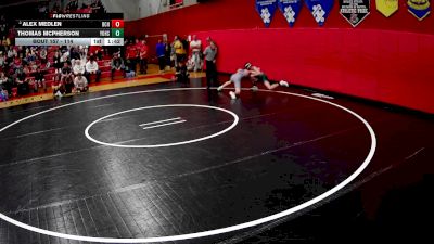 114 lbs Champ. Round 2 - Thomas McPherson, Yough Hs vs Alex Medlen, Bethlehem Center Hs