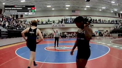 215 lbs Quarters & 1st Wb (16 Team) - Jakob Skinner, Jasper County vs Michael Graham, St Francis School