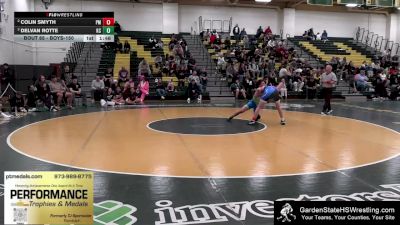 Boys-150 lbs Round 3 - Colin Smyth, Kierra`s Pain Masters vs Delvan Rotte, Kovach`s Conquerers