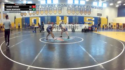 120 lbs Quarterfinal - Duran Tucker, Ft Pierce Central vs Mark Bonfante, Wellington Community Hs