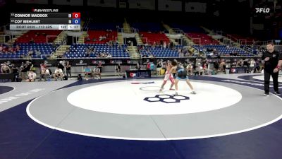 113 lbs Cons. Rd Of 16 - Connor Maddox, IN vs Coy Mehlert, IA