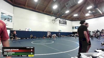 174 lbs Cons. Semi - Max Zamora, Menlo College vs Ledger Petracek, Menlo College