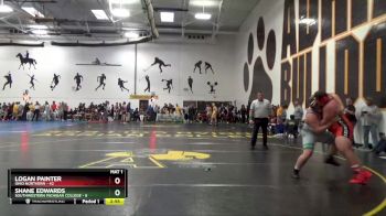 285 lbs Round 1 (10 Team) - Logan Painter, Ohio Northern vs Shane Edwards, Southwestern Michigan College