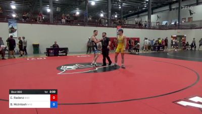 72 kg Consolation - Clay Radenz, Bison Wrestling Club vs Brett McIntosh, Wyoming Wrestling Reg Training Ctr