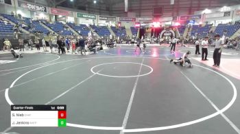 98 lbs Quarterfinal - Sebastian Nieb, Chatfield WC vs Jack Jenkins, Matpac WC