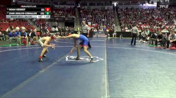 3A-120 lbs Champ. Round 1 - Juan Avalos-Ceballos, Council Bluffs Abraham Lincoln vs Noah Kerndt, Dallas Center-Grimes
