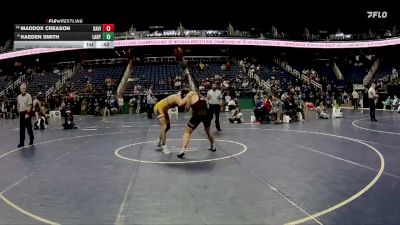 4A 190 lbs Cons. Round 1 - Maddox Creason, Davie vs Kaeden Smith, Laney