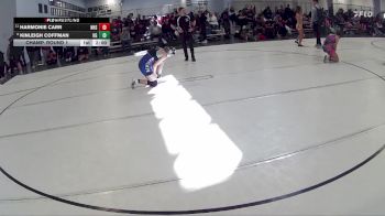 123 lbs Champ. Round 1 - Harmonie Carr, Northwest High School vs Kinleigh Coffman, Kearney Girls