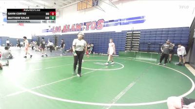 138 lbs Semifinal - Matthew Salas, Los Alamitos High School vs Gavin Cortez, Pacifica High