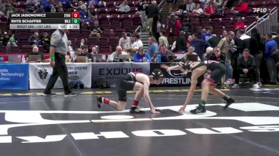 107 lbs Preliminaries - Jack Jasionowicz, Stroudsburg vs Rhys Schaffer, Wilson