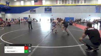 170 lbs Prelims - Gavin Wilmoth, Ares Wrestling Club vs Justin Warmowski, Relentless Training Center