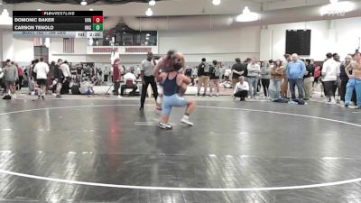 184 lbs Consi Of 8 #2 - Domonic Baker, Virginia - UNATT vs Carson Tenold, North Carolina