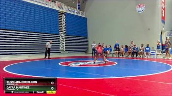 115 lbs 2nd Wrestleback (16 Team) - Dayra Martinez, Campbell vs Russhara Gremillion, Osborne