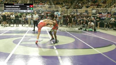 157 1A Champ. Round 1 - Kevion Williams, Palm Bay vs JASON SCHIAVELLO, Clearwater Cen Catholic