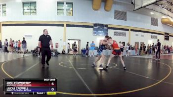 132 lbs Cons. Round 2 - Lucas Cadwell, Hawkstyle Wrestling Club vs Josh Foxworthy, Southport Wrestling Club