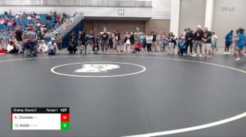 109 lbs Champ. Round 2 - Caleb Noble, Toss Em Up Wrestling Academy vs Alonzo Chantea, Plymouth