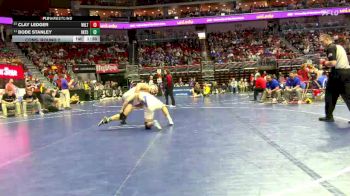 1A-175 lbs Cons. Round 2 - Bode Stanley, Interstate 35 vs Clay Ledger, Wilton