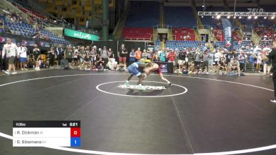 113 lbs Semis - Revin Dickman, IN vs Dunia Sibomana, NY