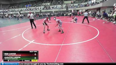 120 lbs Quarterfinal - Reid Carter, Flat Earth Wrestling Club vs Kashton Larson, Top Dawgs Wrestling