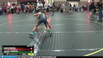 91 lbs 1st Place Match - Rivers Harbison, Ironclad vs Lucas Reeves, Steel Valley Renegades